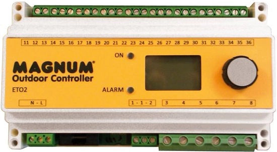 Rail termostato temperatura/umidità 3x16A 230V