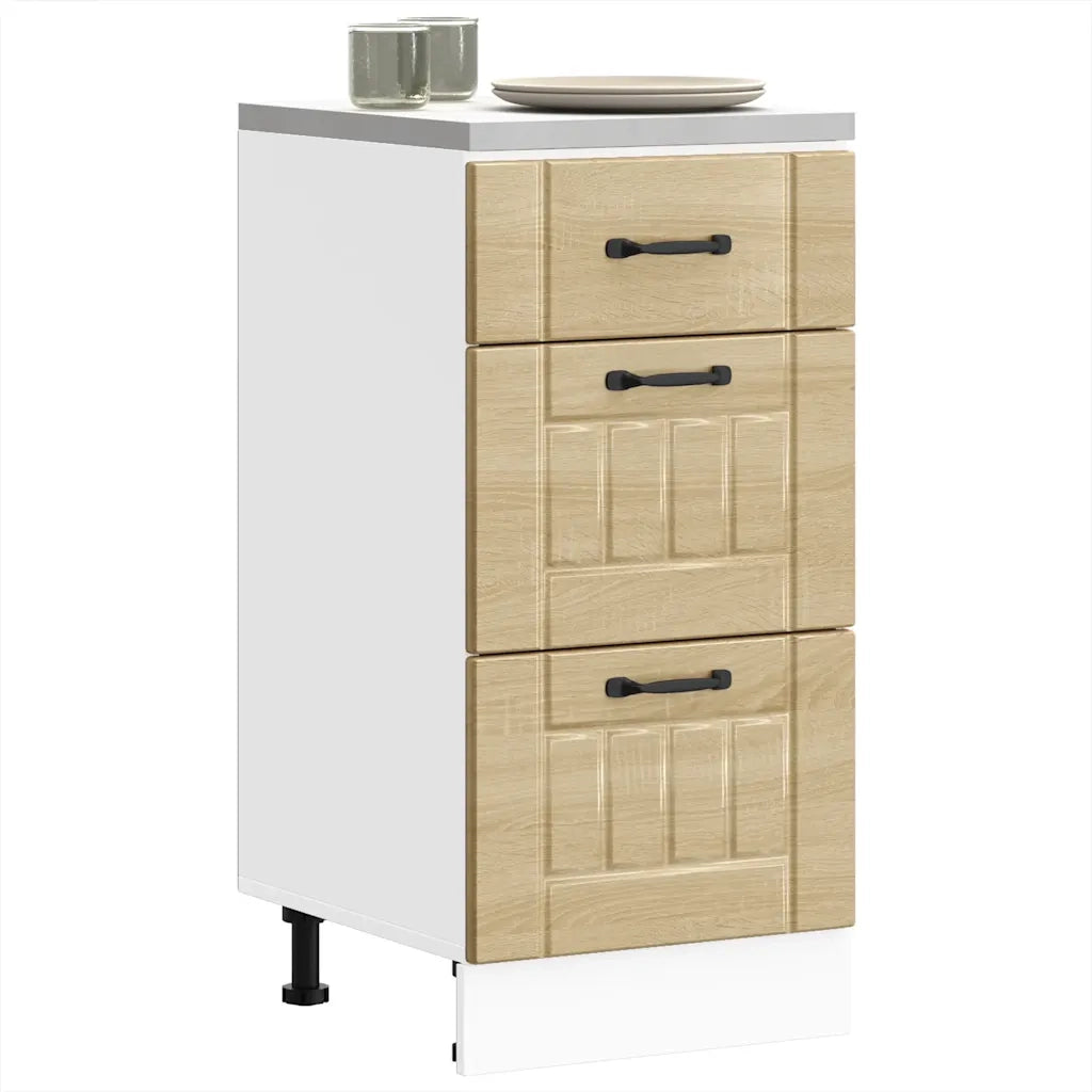 Pensile da cucina | Base da Cucina Lucca Rovere Sonoma in Legno Multistrato