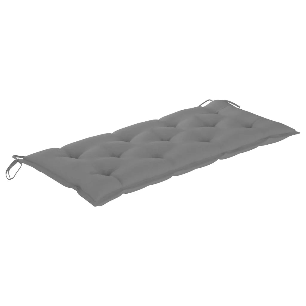 Panca da Giardino con Cuscino 120 cm in Bambù 3063892