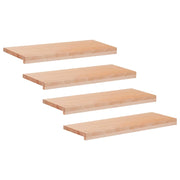 Tappeti per scale 4 pz 80 x 30 x 2 cm Naturale 3446191