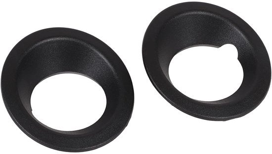Copertura per lampisterne di nebbia per auto - 2 pezzi - Anteprima - Nero - Compatibile con E83 X3 2004-2006 - Alta qualità - Copertura per lampisterne di nebbia