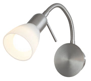 Applique con interruttore e spina E14 cromo Soma 6300 Rabalux