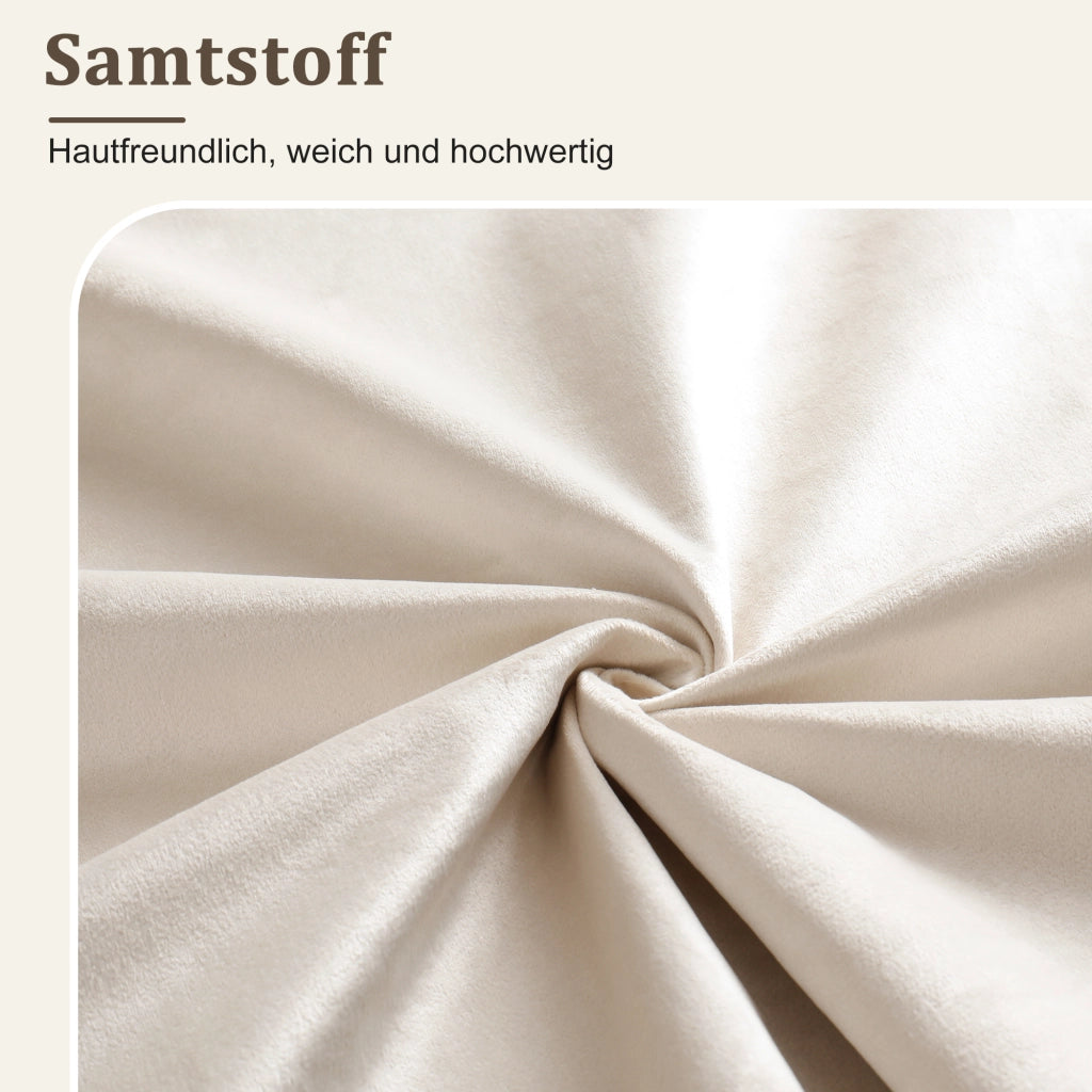 LETTO Estraibile 90x200 cm Velluto Beige con cassetti, USB e LED
