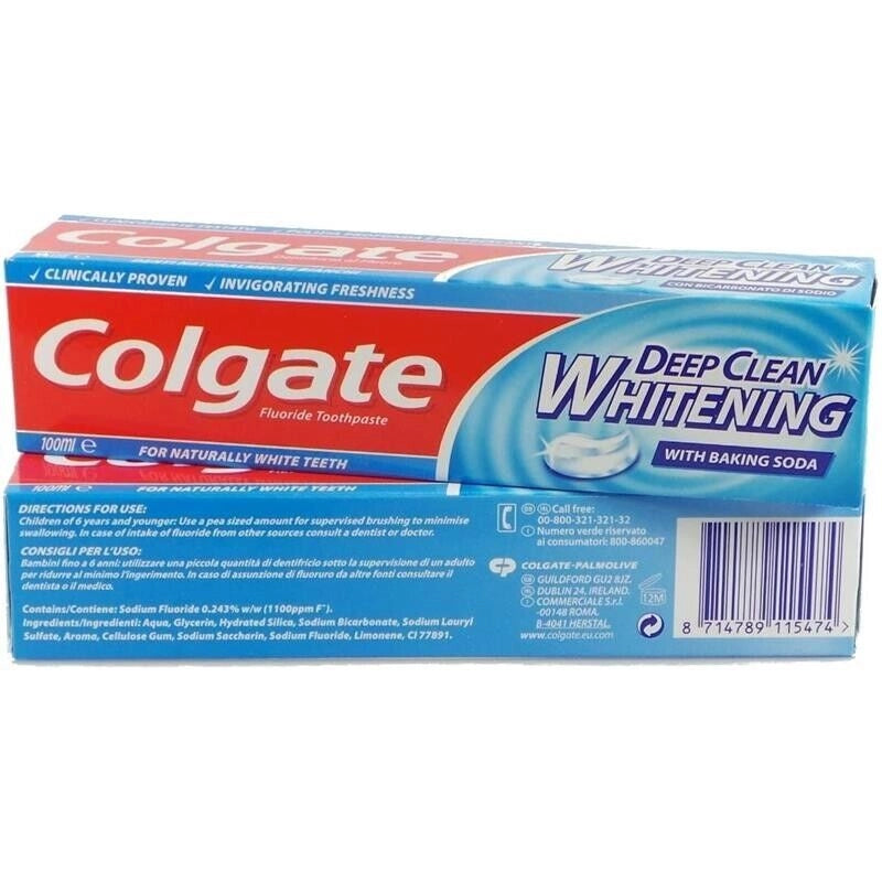 COLGATE DENTIFRICIO DEEP CLEAN WHITENING 100 ML