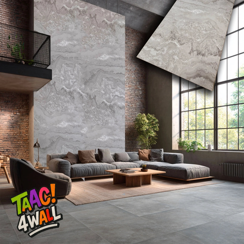 mq TAAC! 4WALL pacco da 5,76mq (4 pannelli) rivestimento a parete SPC Click 5x600x2400mm NEBULA