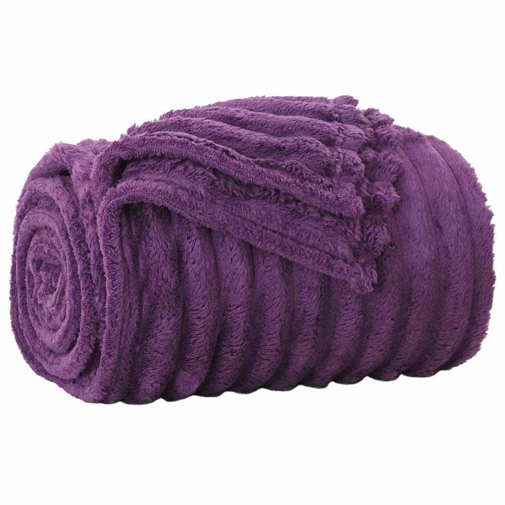 Coperte da Pile 6 pcs Viola 240 x 220 cm Panno 42016903