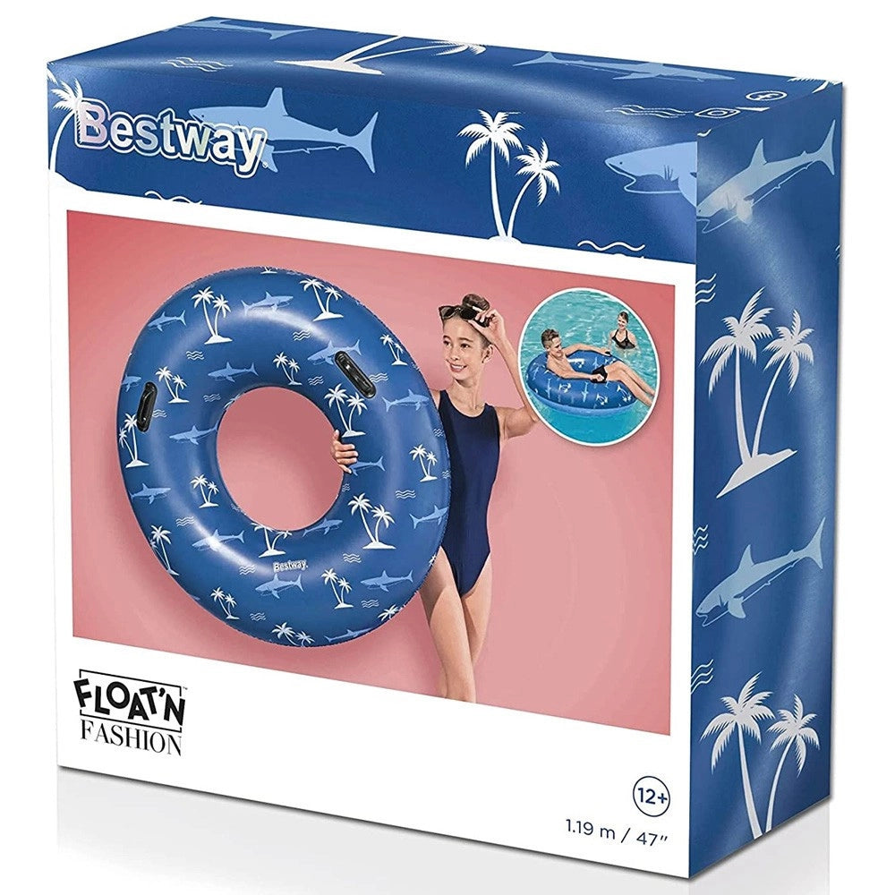 Trade Shop - Bestway Salvagente Fashion Ciambella Gonfiabile Nautical Due Colori Assortiti -