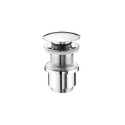 Piletta Clik Clak 1 1/4" senza troppo pieno cromo ottone lucido lavabi bagno