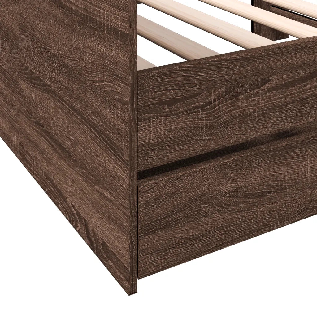 Divano Letto con Cassetti senza Materasso 75x190 cm 3280866