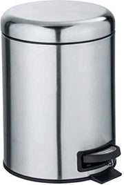 Pulitore a pedali 5 Litri con Inserzione Rimovibile Acciaio Inox 21 x 24 x 28 cm Tessuto