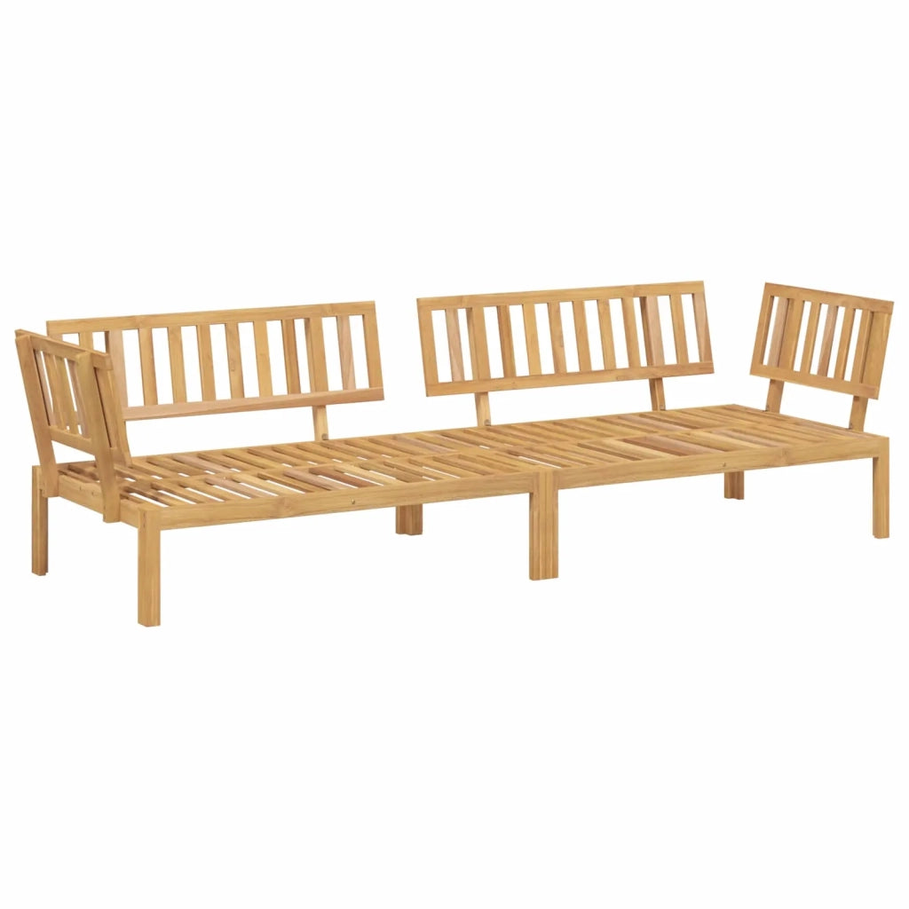 Set di divani 2 pcs Antracite Legno di Acacia Massello 3418354