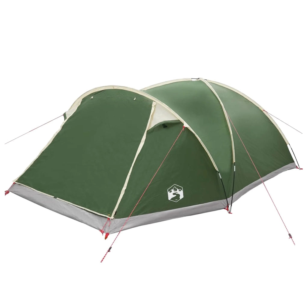 Tenda Capanna con tetto Verde 8 persone Poliestere e Acciaio 42028587