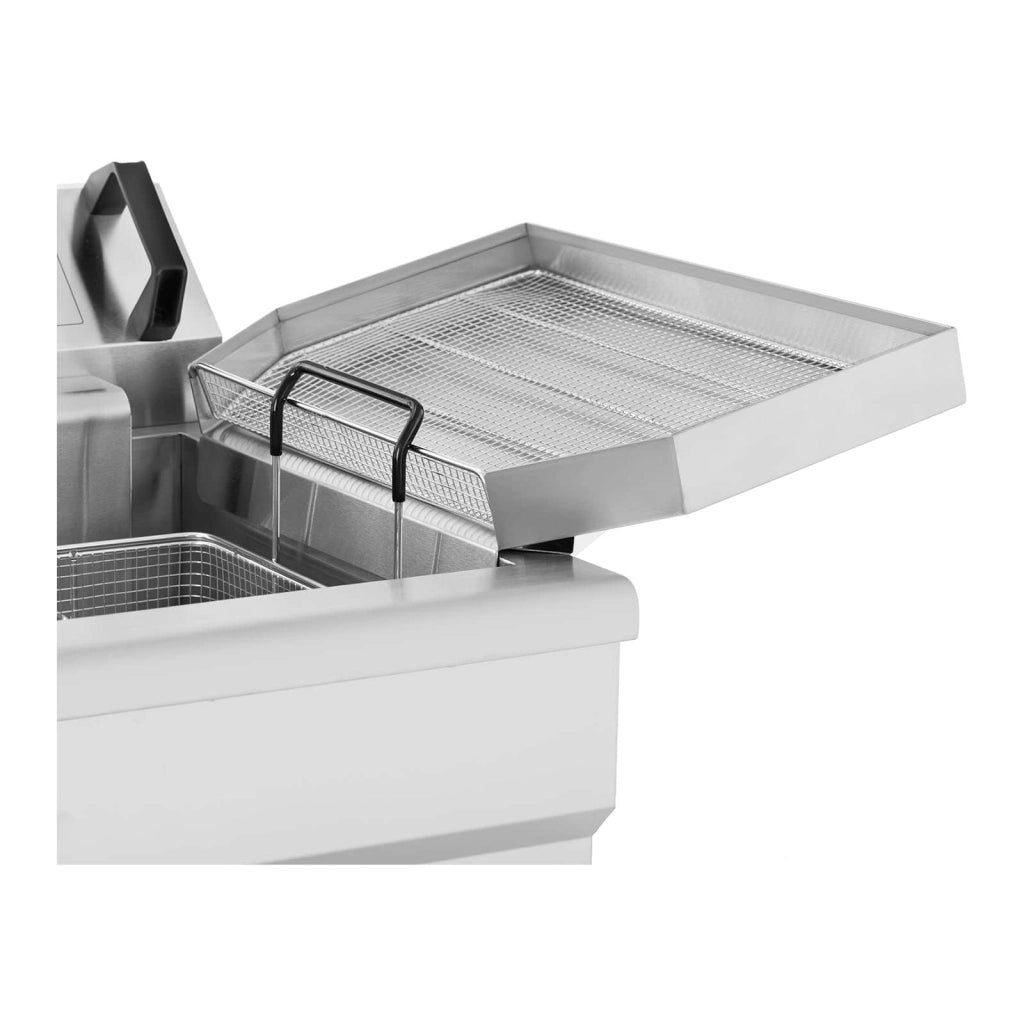 Friggitrice per ciambelle professionale in acciaio inox da 23 litri e 230 volt 14_0003991