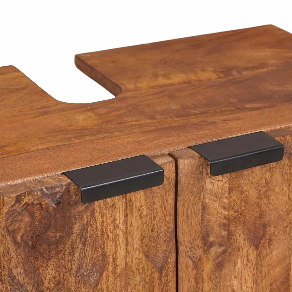 Armadio per Lavabo da Bagno con porta Marrone 62 x 33 x 58 cm 4017919