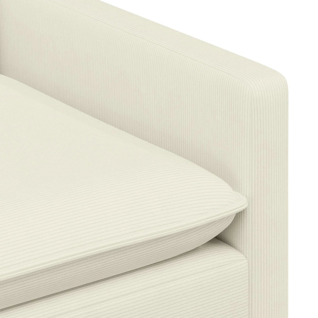 Divano Crema 156 x 81 x 87,5 cm Tessuto 42028857