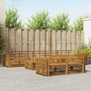 Set di divani da esterno 9 pcs Naturale 3373704