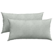 Cuscini da Divano 2 pz | Cuscini per sedie Grigio chiaro 80 x 40 cm