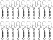 Viti di scatto per pesca - Connettore a gancio - Per pesca in piattaforma - Pesca in mare - Pesca in acqua dolce - 20 pezzi Viti di scatto per pesca Connettore a gancio Per pesca in piattaforma Pesca in mare Pesca in acqua dolce