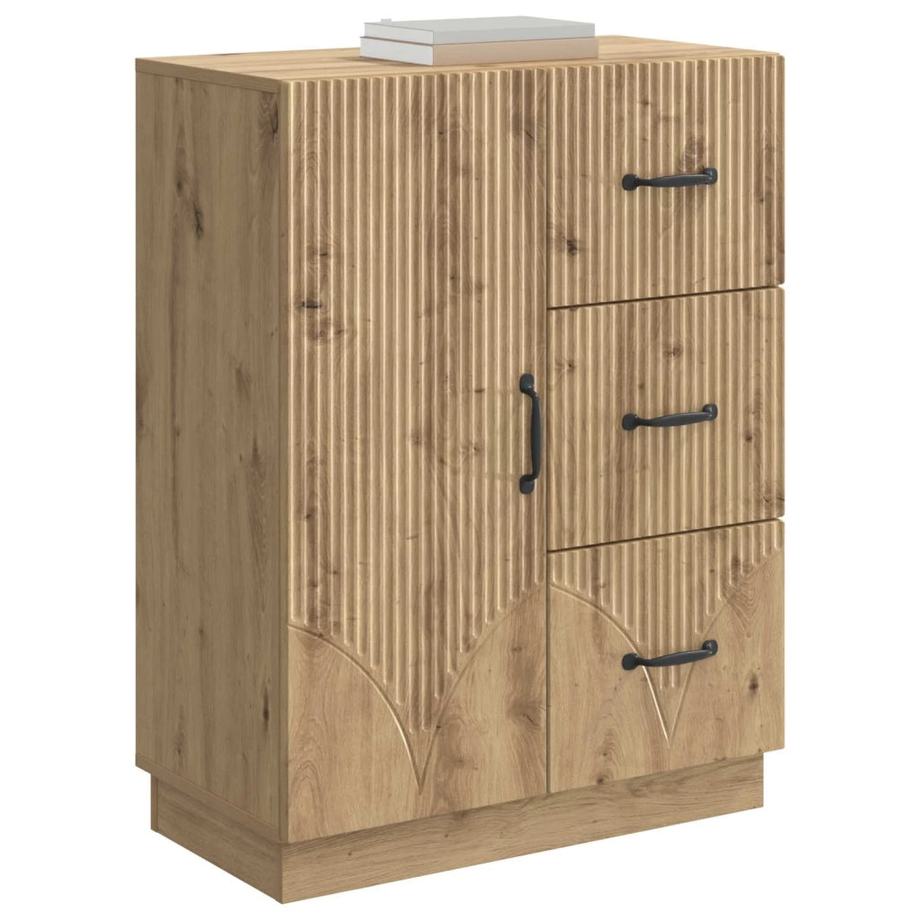 Credenza | Madia | Buffet da pranzo | Armadio da pranzo con cassetto Rovere Artigianale 66 x 34,5 x 87 cm