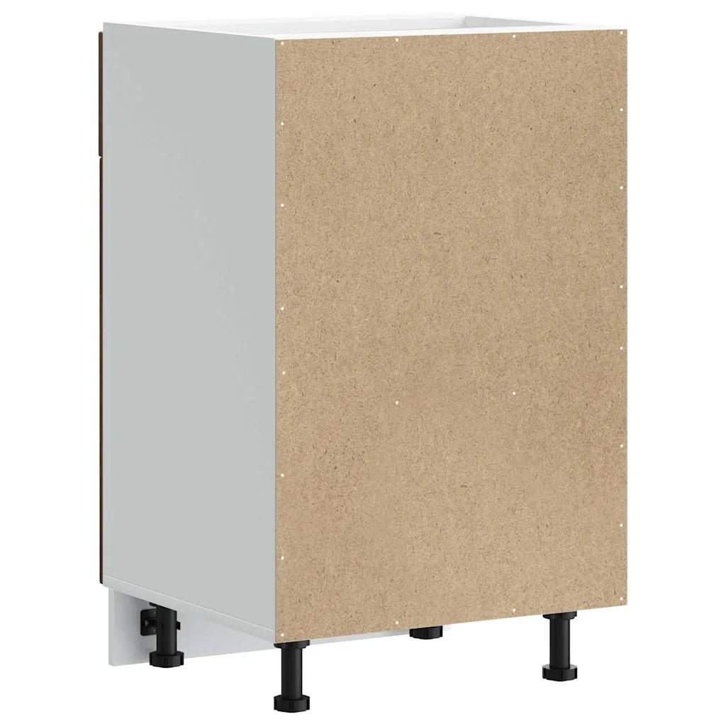 Base da Cucina Porto Rovere Fumo in Legno Multistrato 853962