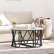 Tavolino da Salotto-Tavolino da soggiorno-Tavolo Grigio Sonoma 80 x 80 x 42 cm