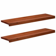 Tappeti per scale 2 pz 90 x 25 x 2 cm Marrone 3446150