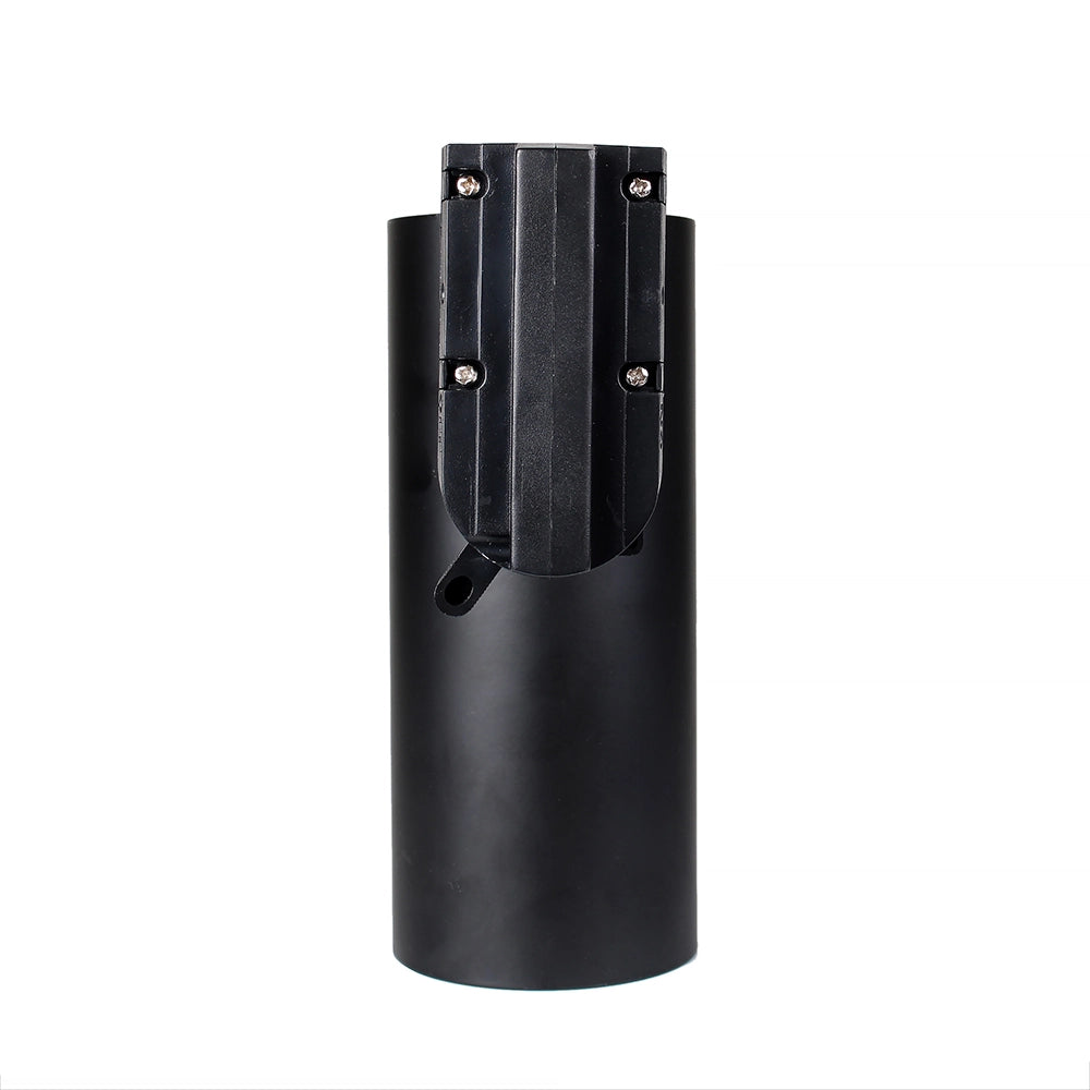 FARETTO LED ORIENTABILE SU BINARIO MONOFASE IN ALLUMINIO NERO 30W - TRIPLA TEMPERATURA DI COLORE 3000K-4000K-65000K