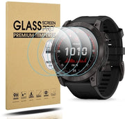 Protezione schermo per Garmin Fenix 7X - 4 pezzi - Vetro resistente ai graffi - 51mm - Protezione HD - Schermo protetto