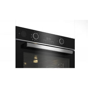BEKO FORNO DA INCASSO MULTIFUNZIONE ELETTRICO 60 CM ASSISTITO A VAPORE CLASSE A+ AEROPERFECT CRISTALLO NERO E ACCIAIO INOX BEYOND B300 BBIS13300XMPE