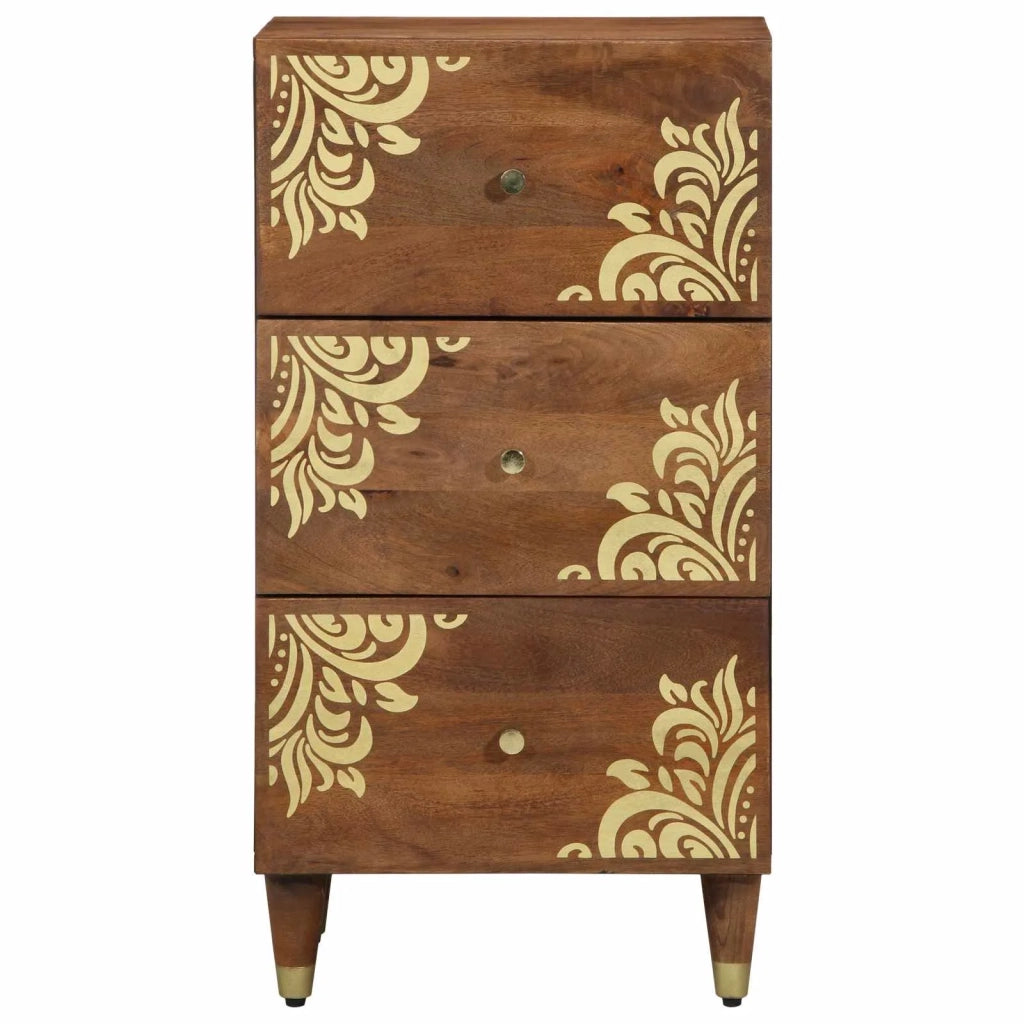 Credenza Marrone 40 x 33 x 75 cm Legno di mango massello 4018759