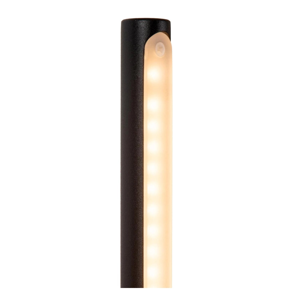 Applique da parete FINAN LED 6W nero alluminio Lucide