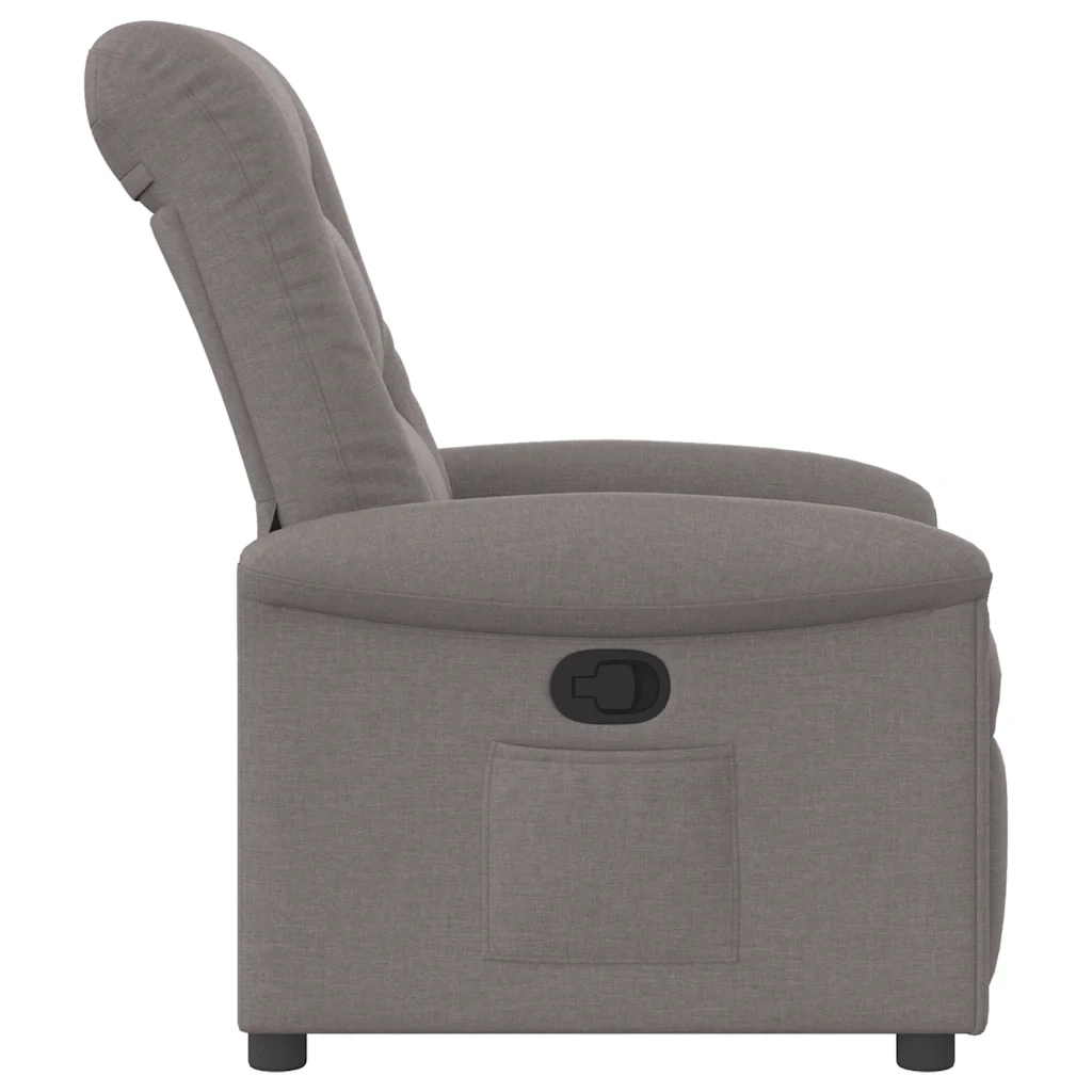 Poltrona Reclinabile in Tessuto Tortora 4015623