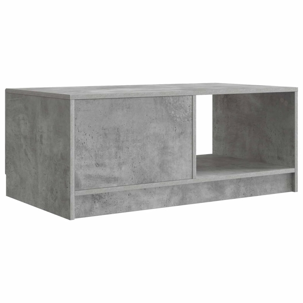 Tavolino da salotto | Tavolino da caff¨¨ | Tavolino da Soggiorno Grigio Cemento 90 x 50 x 37 cm