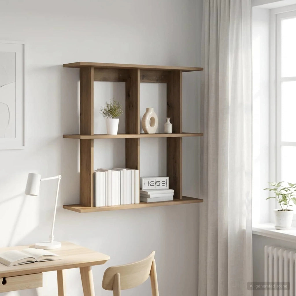 Scaffale da parete A parete Rovere Artigianale 80 x 20 x 75 cm 8012083