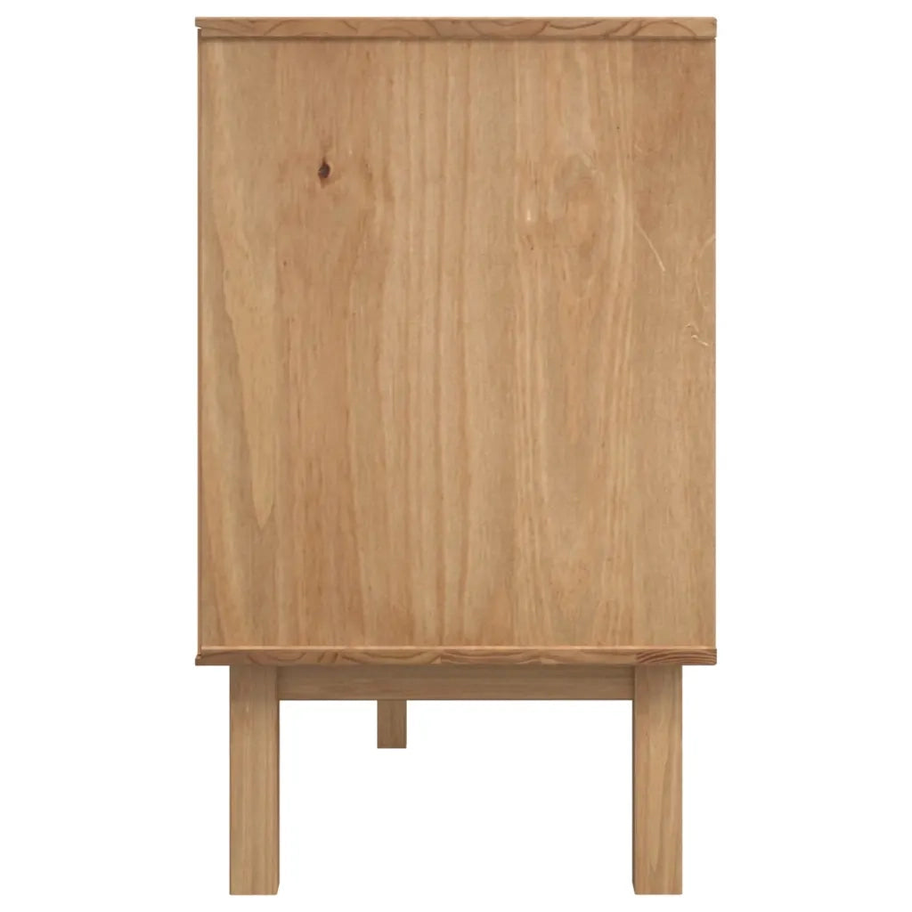 Credenza-Buffet-Armadio da cucina OTTA 114x43x73,5 cm in Legno Massello di Pino