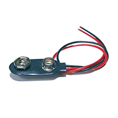 Cavetto con presa polarizzata per pile 9v