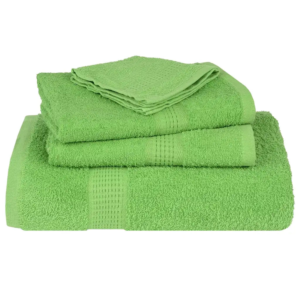 Asciugamani da bagno FROGN 4 pz Verde mela 100x150 cm 360 g/m² 137029