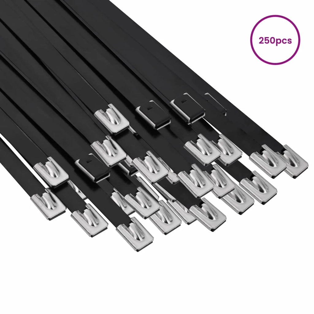 Fascetta per Cavi 250 pz 7,9 x 400 mm Nero 42029391
