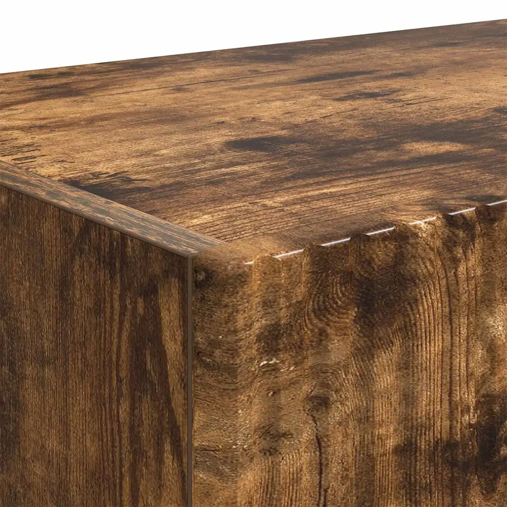 Mobile TV da parete 2 pz | Armadietto TV | Mobile Porta TV Rovere fum¨¦ 60 x 31 x 29,5 cm