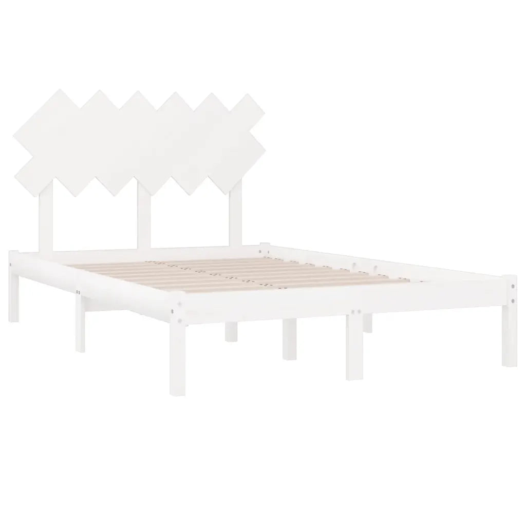 Giroletto Bianco 135x190 cm Double in legno Massello 3104844