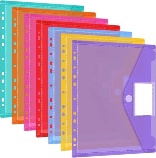 Documenti A4 - Organizza i tuoi documenti - 28 pezzi - 7 colori