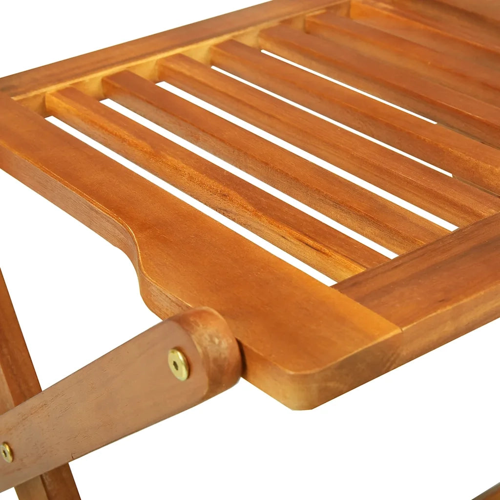 Set da pranzo da giardino da 5 pz in Legno Massello di Acacia 3086969