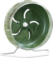 Hamsterwiel da 83 pollici con standaard regolabile e base verde