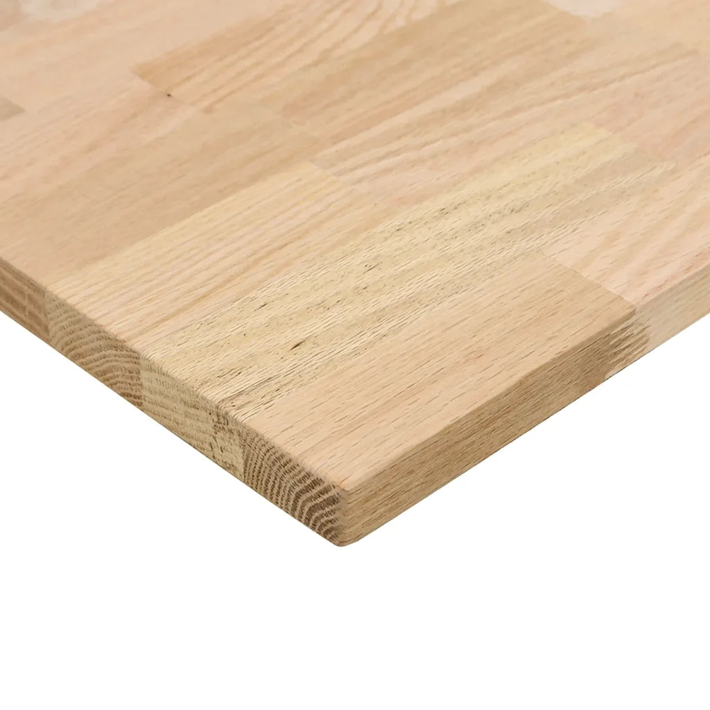 Piano Tavolo | Superficie Tavolo | Piano Scrivania 80x50x2,5 cm Rovere Massello Non Trattato