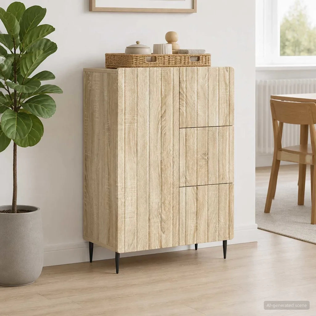 Credenza Rovere Sonoma 66 x 34,5 x 91,5 cm Legno ingegnerizzato 894397