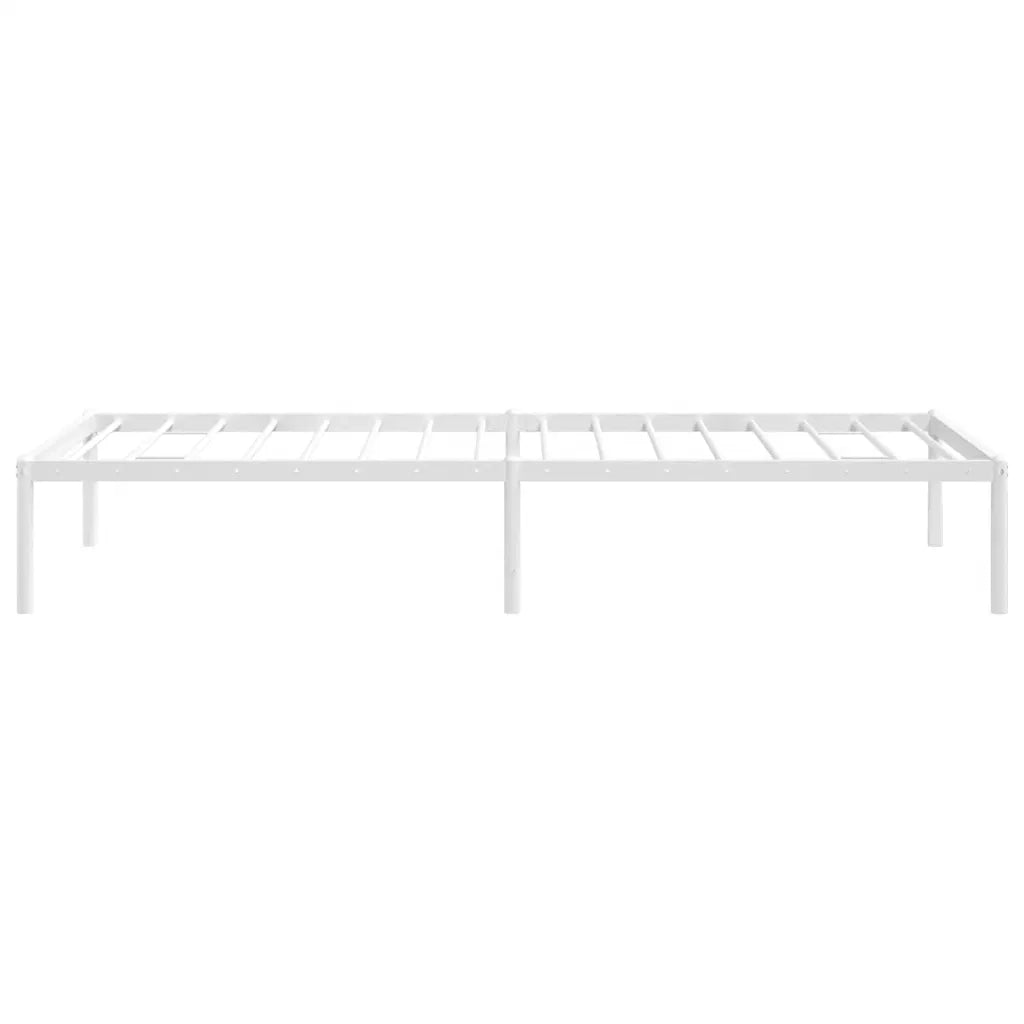 Giroletto-Struttura Letto in Metallo Bianco 75x190 cm 708470