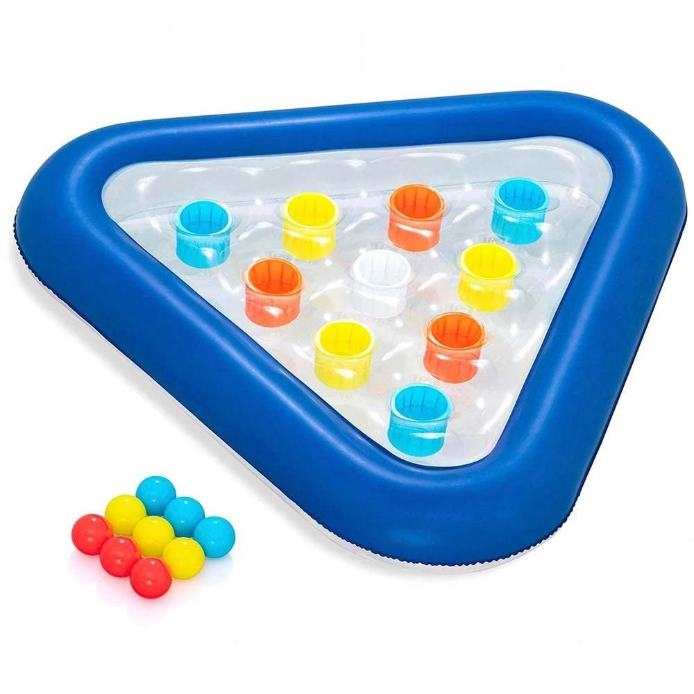 Trade Shop - Gioco Galleggiante Pong Gonfiabile Bambini Piscina Estate Palle 105x97cm 52560 -