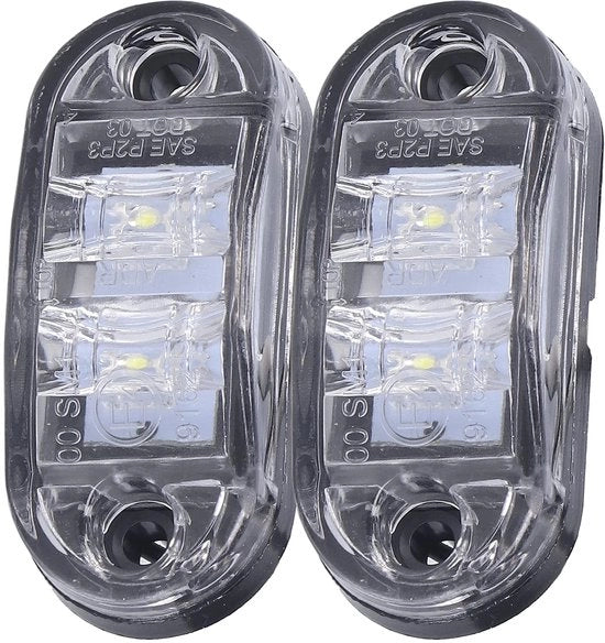 Segnalatore di Marcatura 10-30V - Segnale LED - Lampada di Avviso - Lampada di Marcatura Laterale - Per Auto e Camion - Progetto Leggero