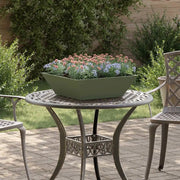 Vaso da giardino 5 pcs Verde oliva 50 x 50 x 15 cm 873831