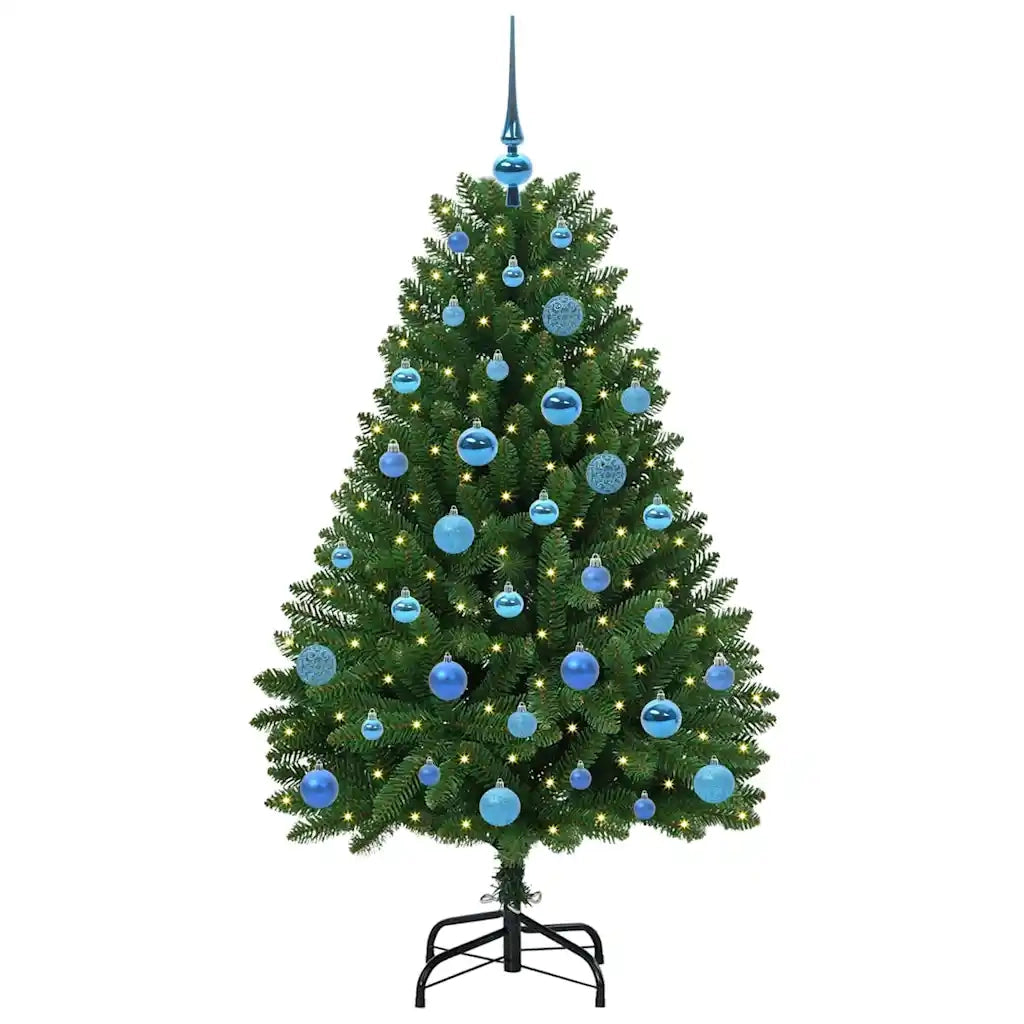 Albero di Natale artificiale Verde 150 cm PVC e Metallo 3395683